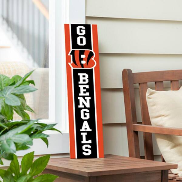 Cincinnati Bengals Logo Wood Sign 