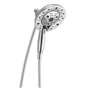 In2ition 5-Spray Patterns 2.5 GPM 6.88 in. Wall Mount Dual Shower Heads in Lumicoat Chrome