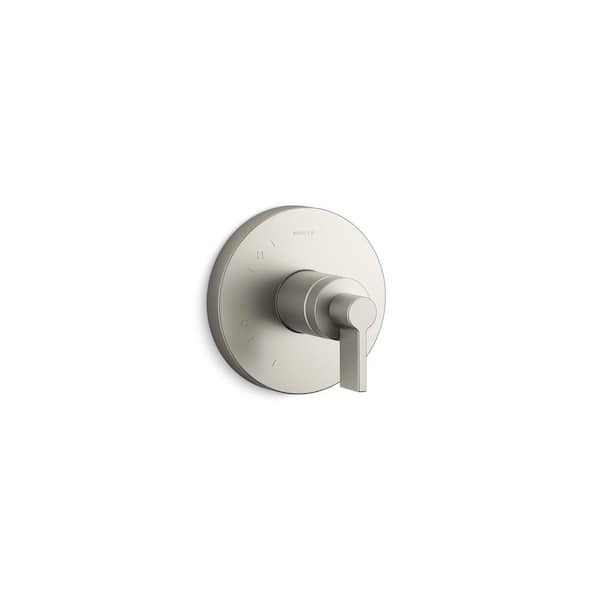 KOHLER Components 1-Handle Shower Valve Trim with Lever Handle in Vibrant Brushed Nickel