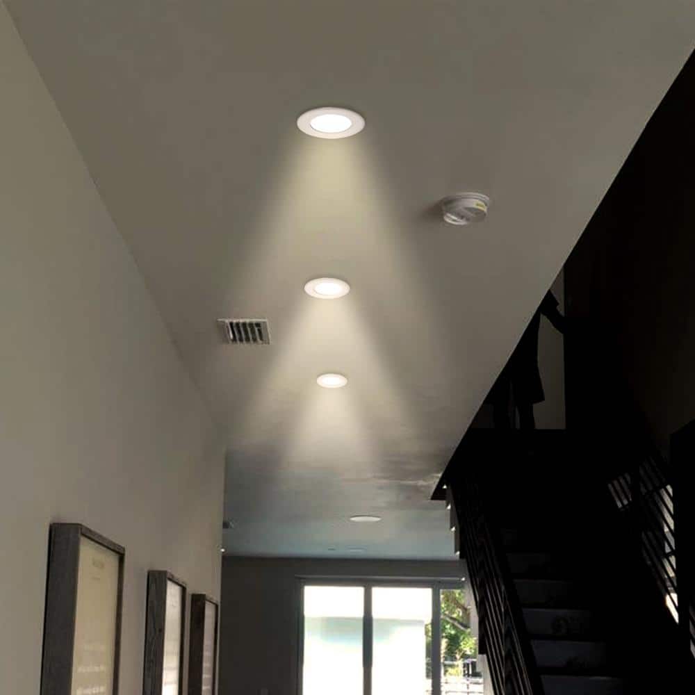 5.5'' White Selectable LED Retrofit Recessed Lighting Kit, 6-Pack