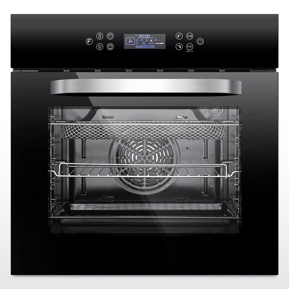 24 in 2.72 Cu Ft. Single Wall Oven with 8 Modes,Air Fry,Lock & Timer,Convection Oven with 5 Racks,Rotisserie Kit,Black price history on PriceWatchPro