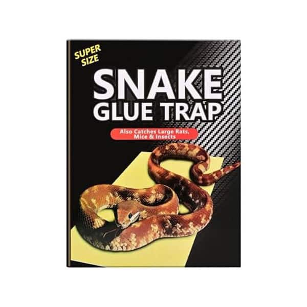 Indoor Outdoor Enhanced Stickiness Large Snake Rat Sticky Pad Trap for Mice Snakes House Easy Set 4-Pack