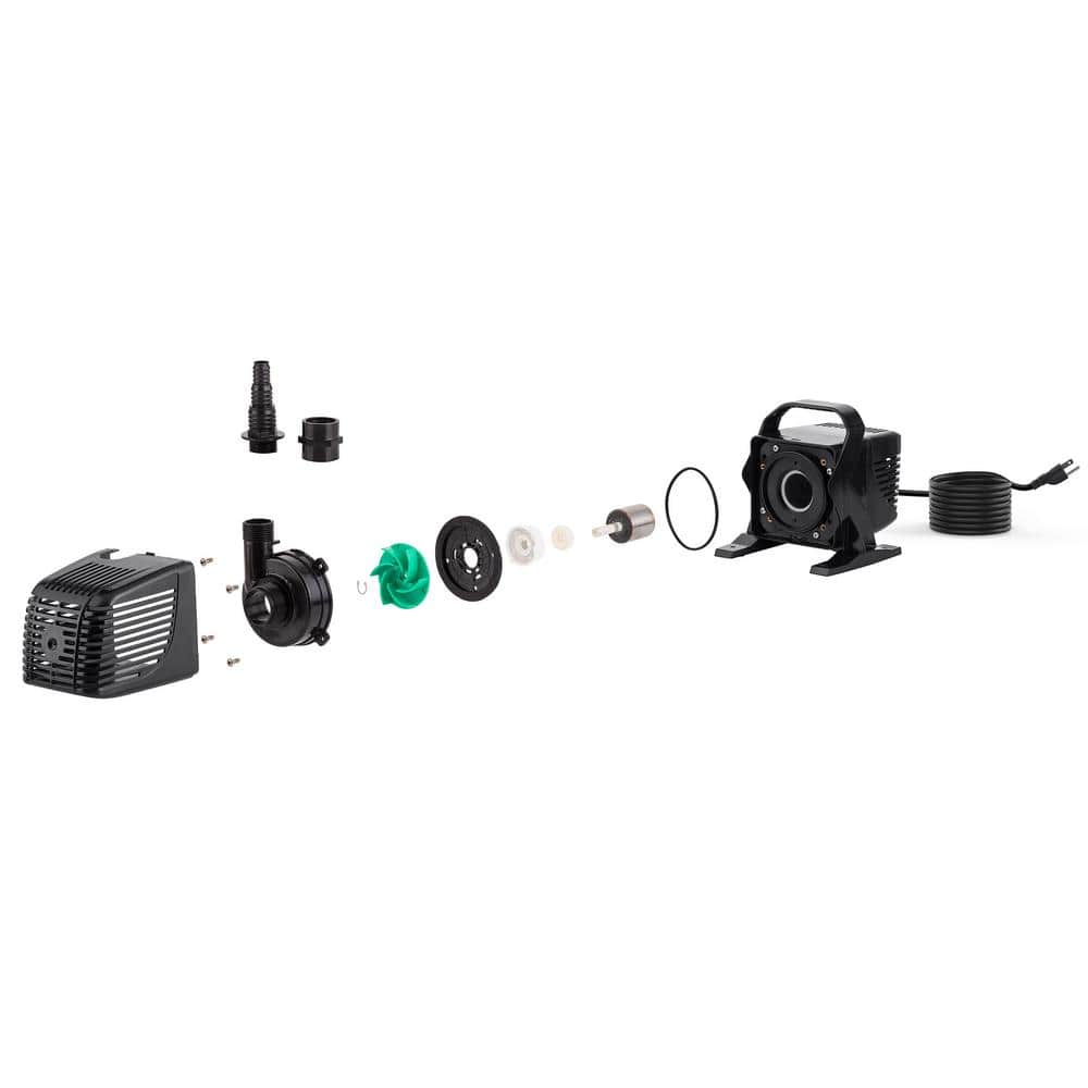 Black Submersible Fountain Pump with 33 ft. Cord