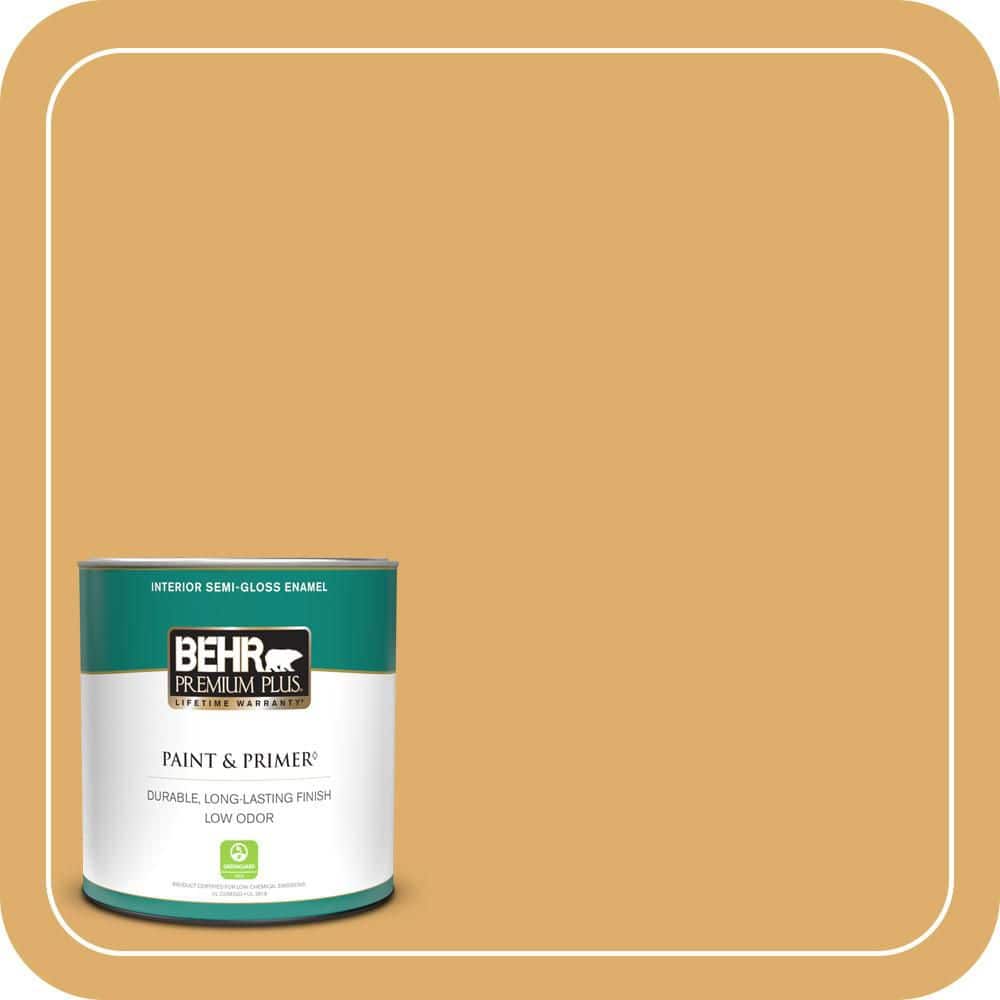 1 qt. #320D-5 Sweet Maple Semi-Gloss Enamel Low Odor Interior Paint & Primer price history on PriceWatchPro