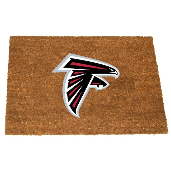 Atalnta Falcons 19.5 in. x 29.5 in. Coir Fiber Colored Logo Door Mat