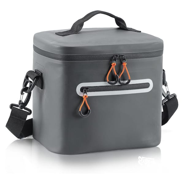 15 qt. Waterproof Leak-Proof Insulated Soft-Side Cooler Bag for Lunch Beach Travel Camping Picnic