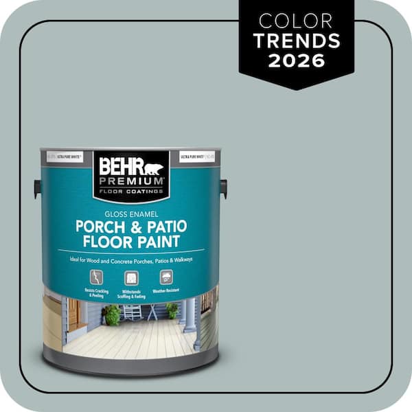 1 gal. Home Decorators Collection #HDC-CT-26 Watery Gloss Enamel Interior/Exterior Porch and Patio Floor Paint