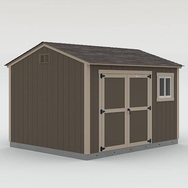 Tuff Shed Tahoe Series Lakeridge Installed Storage Shed 10 ft. x 12 ft. x 8 ft. 10 in. (120 sq. ft.) 7 ft. High Sidewall
