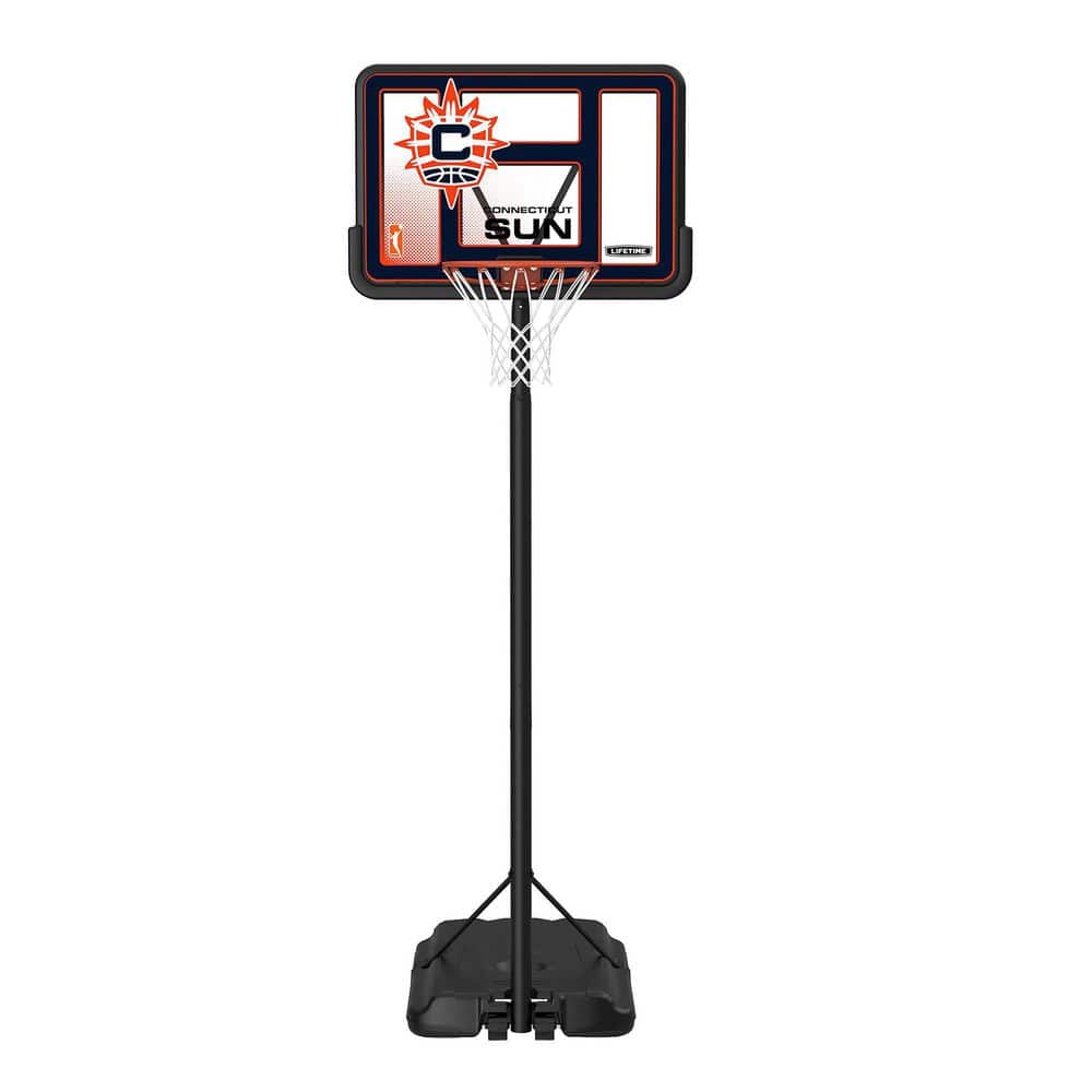 "WNBA Connecticut Sun 44"" Portable Basketball Hoop with Wheels-7.5 to 10 Ft Adjustable Height" price history on PriceWatchPro