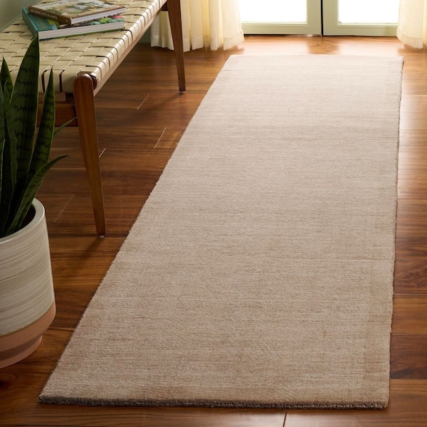 Mirage 2 ft. x 8 ft. Ivory Border Runner Rug
