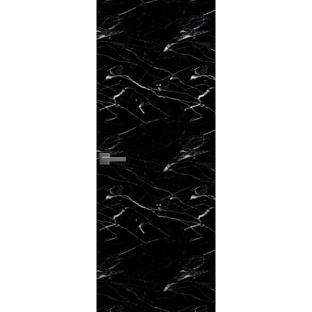 32 in. x 96 in. Unassembled Right-Hand/Inswing Solid Core Marquina Flush Mount Hidden Door with Black Hinge Finish price history on PriceWatchPro