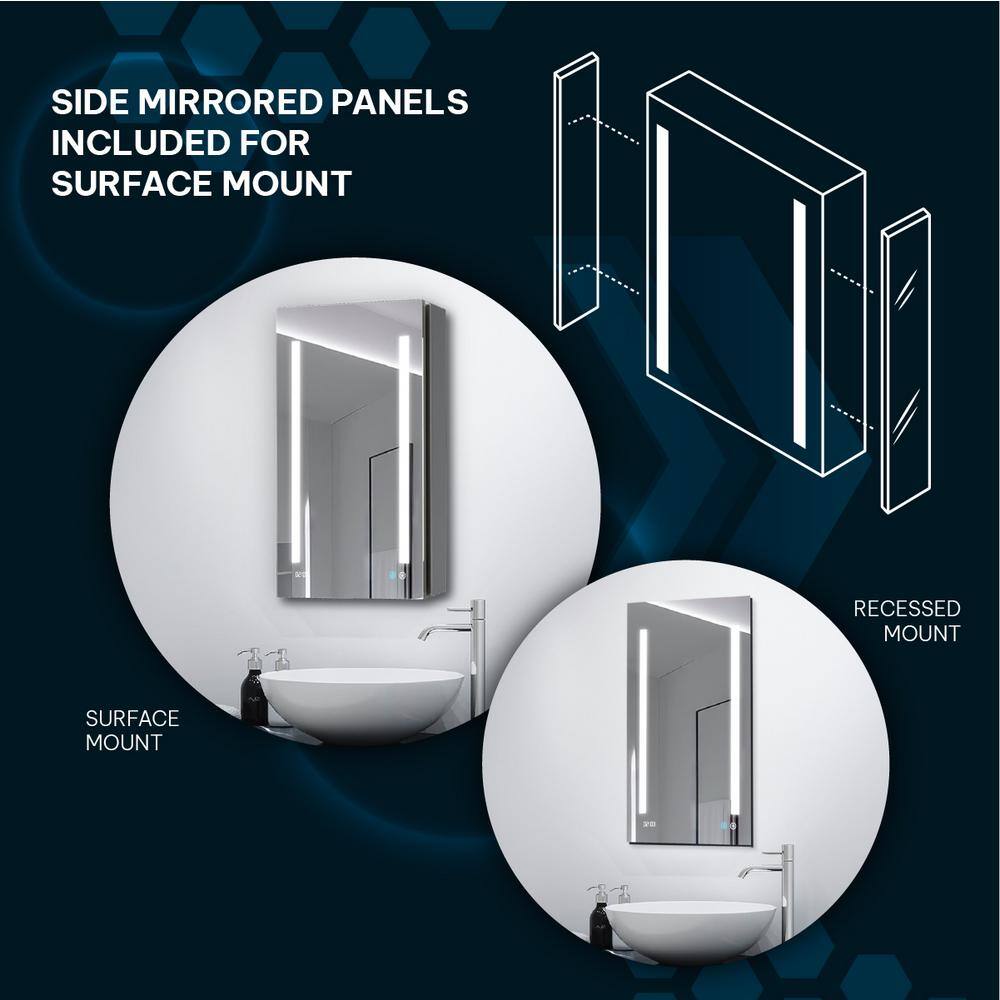Signature Royale 48" x 30" LED Aluminum Medicine Cabinet