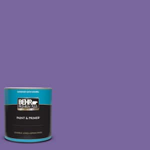 Glidden Premium 1 qt. PPG1176-7 Perfectly Purple Semi-Gloss Exterior Latex  Paint PPG1176-7PX-4SG - The Home Depot