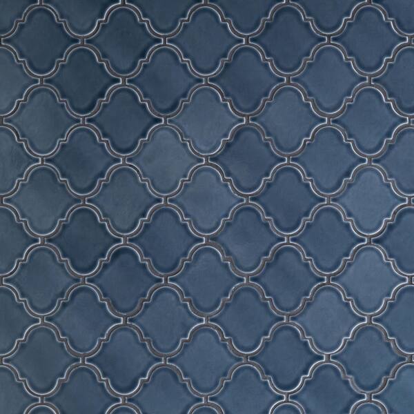unoa 【Arabesque  blue】Sleeve design Lexi Precious Blue Lantern Arabesque Mosaic Tile – Tilezz