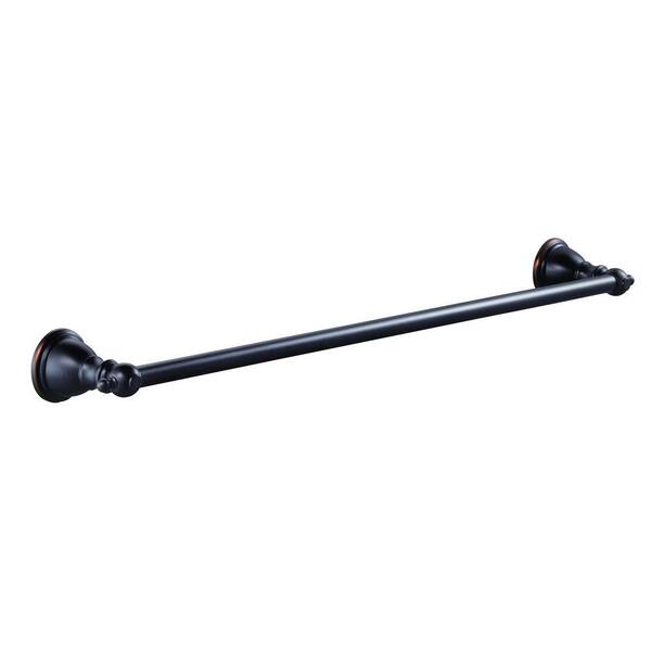 Glacier Bay Lyndhurst 24 in. Towel Bar in Mediterranean Bronze