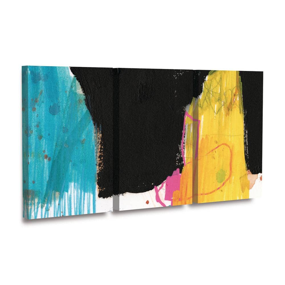 Jennifer Goldberger Abstract Multicolor Canvas Wall Art Set