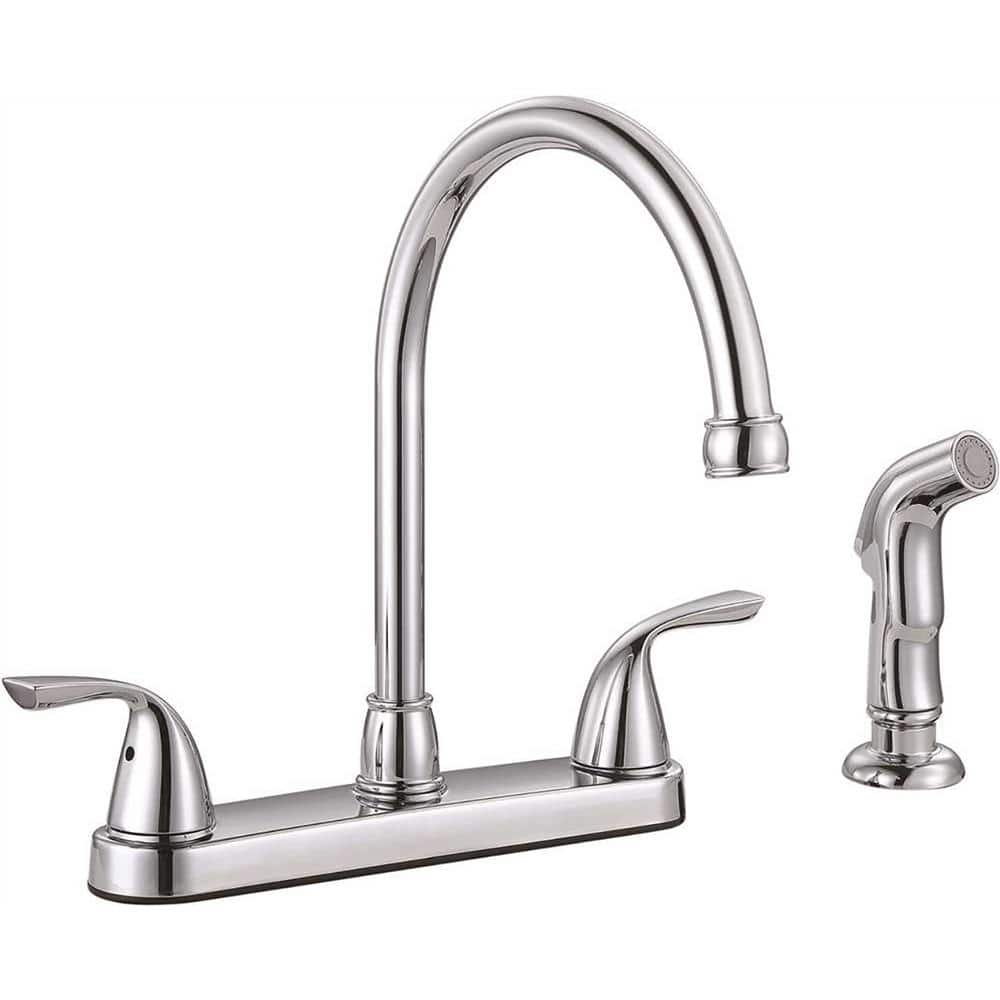 Premier Westlake Double Handle Standard Kitchen Faucet with Side ...