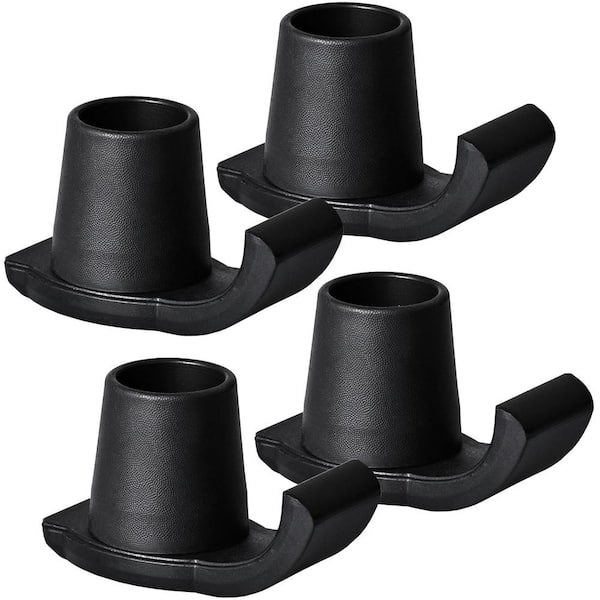 Walker Skis Glides for Folding Walkers for Seniors, Black (4-Pack)