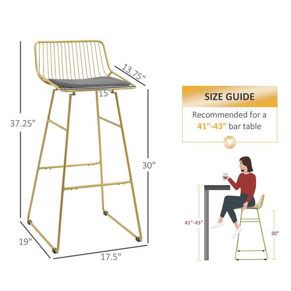 Kitchen stool size hot sale