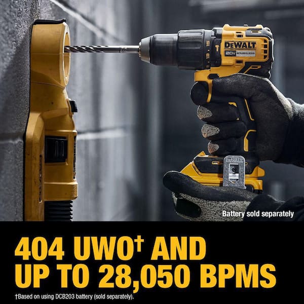 DEWALT - 20V MAX Lithium-Ion 2-Tool Cordless Brushless Combo Kit with (2) Powerstack 1. 7Ah Batteries and Charger