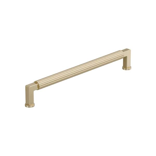 Ballard 8-13/16 in. (224 mm) Center-to-Center Golden Champagne Bar Cabinet Pull