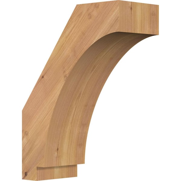 Ekena Millwork 5 1/2"W x 12"D x 16"H Imperial Smooth Knee Brace, Western Red Cedar