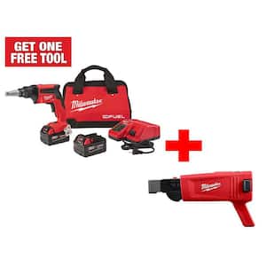 M18 FUEL 18V Lithium-Ion Brushless Cordless Drywall Screw Gun XC Kit with Collated Screw Gun Attachment
