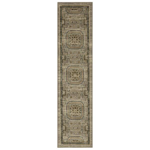 Mohawk Home Arcos Grey 2 ft. x 8 ft. Runner Rug 819910 - The Home Depot