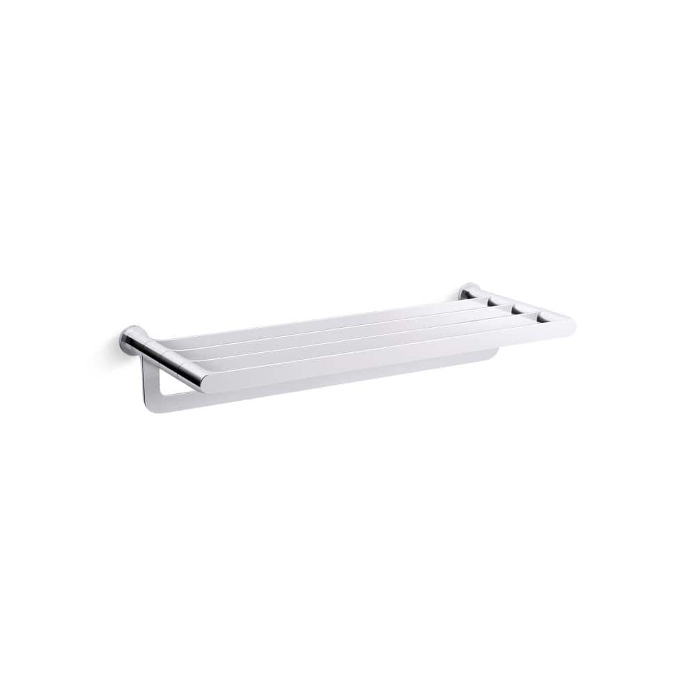 KOHLER Avid 24 in. Hotelier Towel Bar in Polished Chrome 97497CP The Home Depot