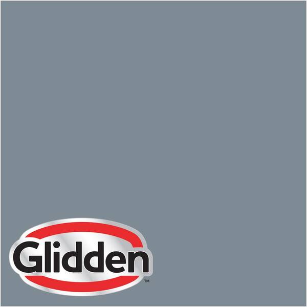 Glidden Premium 5 gal. #HDGB64U Night Sky Grey Semi-Gloss Interior Paint with Primer