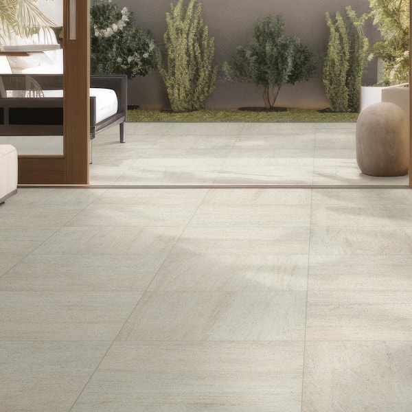 Bluestone Natural Cleft 24 in. x 24 in. x 0.75 in. Stone Look Porcelain  Paver