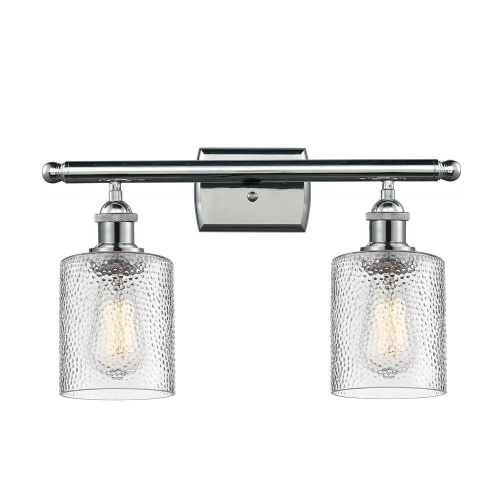 Innovations Cobbleskill 16 in. 2Light Polished Chrome Vanity Light