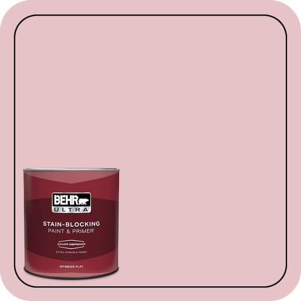 BEHR ULTRA 1 qt. #S140-2 Cranapple Cream Extra Durable Flat Interior Paint & Primer