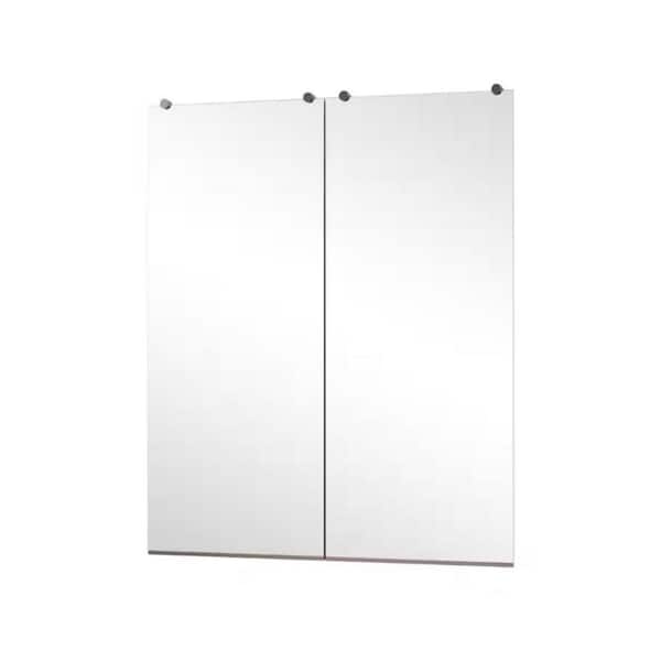 Extra-Large 46 in. W x 84 in. Rectangular Frameless Tempered HD Wall Mirror/Gym Mirror/Dance Mirror