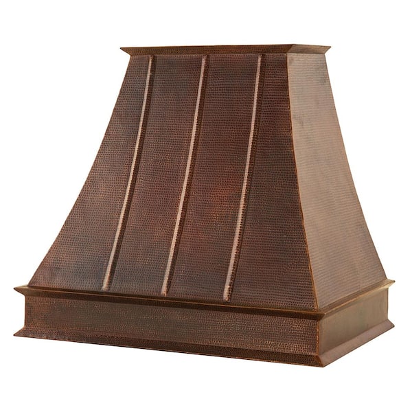 Premier Copper Products 38 in. 735 CFM Ducted Wall Mounted Euro Range Hood in Oil Rubbed Bronze with LED and Screen Filters