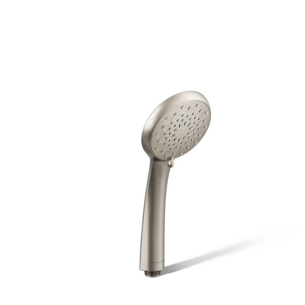 Vibrant Brushed Nickel Multifunction Wall Mounted Handheld Shower Head