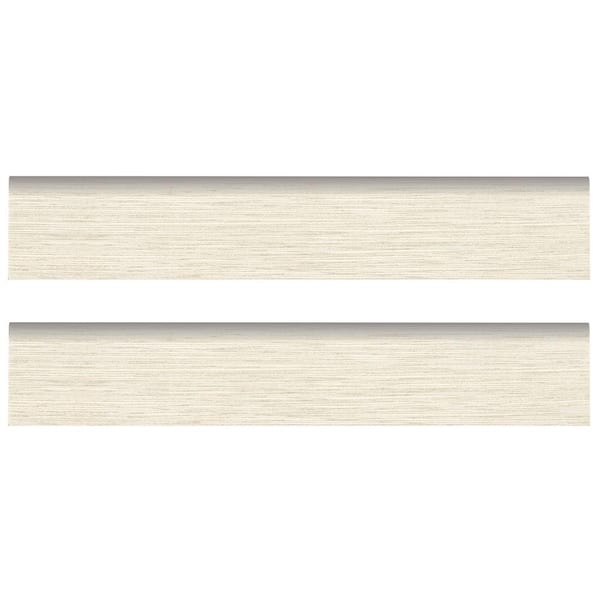 Metro Glacier Bullnose 3 in. x 18 in. Matte Porcelain Floor and Wall Tile (45 lin. ft../Case)