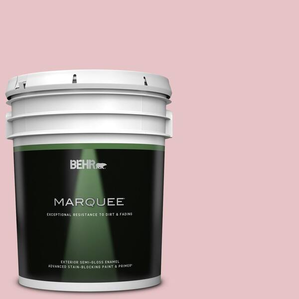 BEHR MARQUEE 5 gal. #S140-2 Cranapple Cream Semi-Gloss Enamel Exterior Paint & Primer