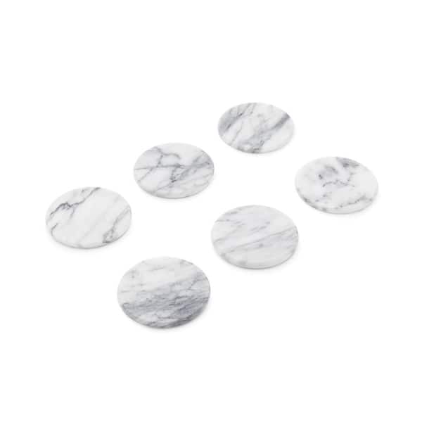 White Marble Coaster (Set of 6)