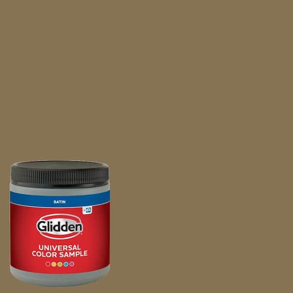 Glidden 8 oz. PPG1101-6 Leather Loafers Satin Interior Paint Sample