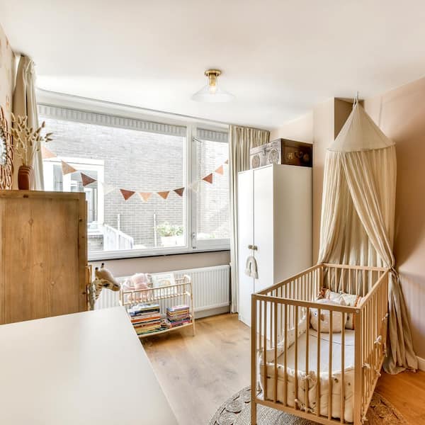 Designers Fountain - Leena 14 in. 1-Light Brushed Gold Contemporary Entryway Semi-Flush Mount with Clear Glass Shade