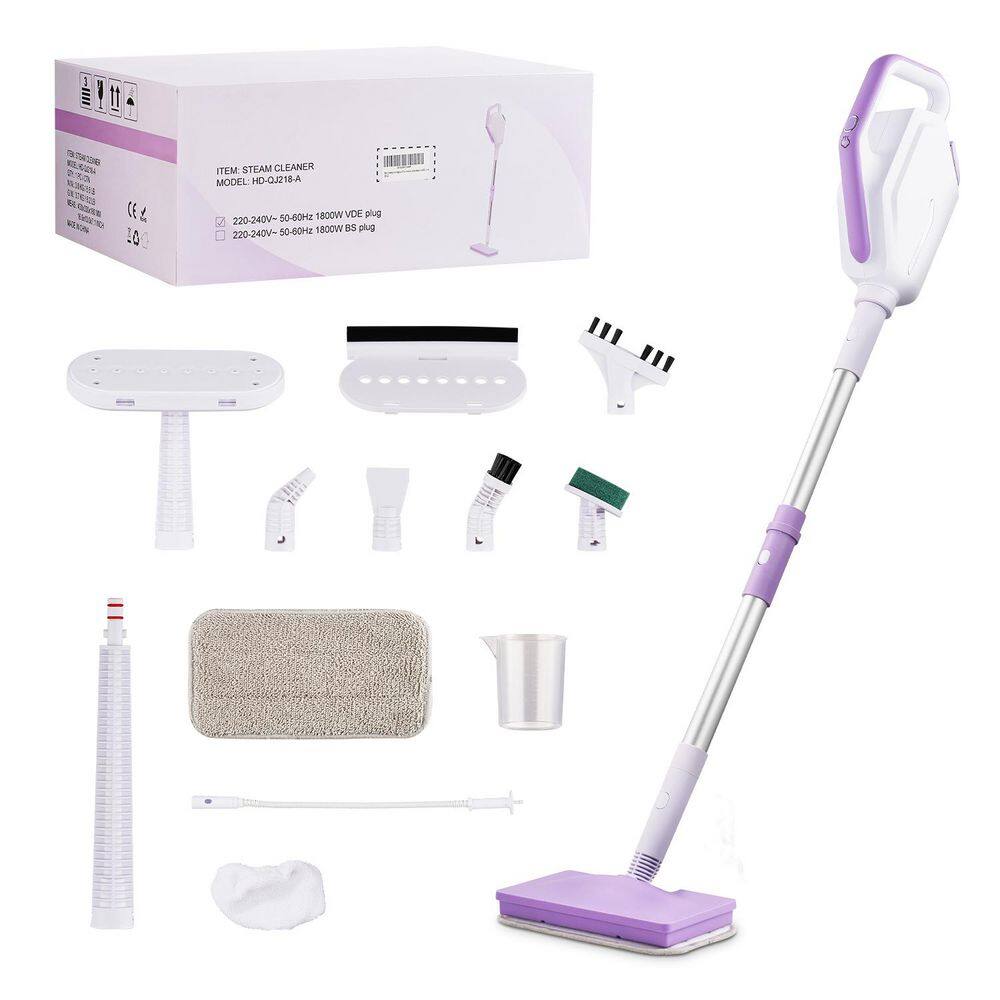 Corded Steam Mop, Multi-Functional Removable Handheld Steam Cleaner for Tile, Hard Floor, Removable Water Tank, 3 Modes price history on PriceWatchPro