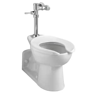 Ultima Manual 1.6 GPF Exposed Flushometer for 1-1/2 in. Top Spud Commercial Toilet Bowl