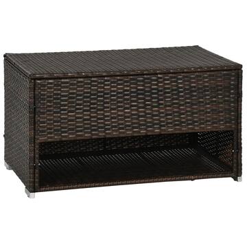 Unbranded 81 Gal. Outdoor Deck Box and Shoe Storage Deck Box-4