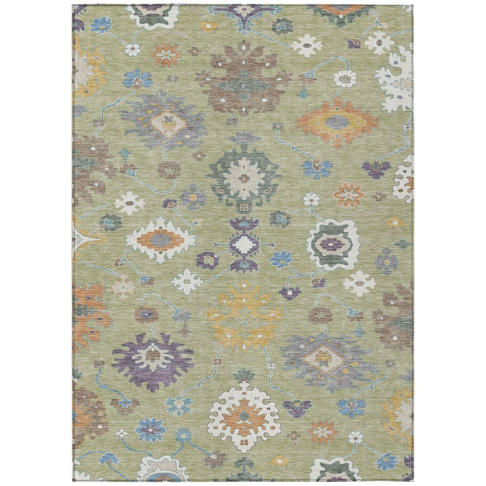 Chantille Machine Washable Indoor/Outdoor Abstract ACN2532 Aloe 10 ft. x 14 ft. Area Rug price history on PriceWatchPro