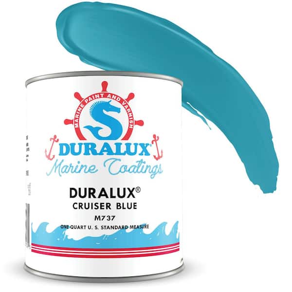 Duralux Marine Paint 1 qt. Cruiser Blue Marine Enamel