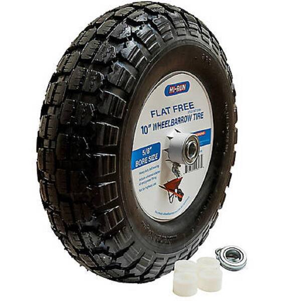 2x 4.00-4 Inch Pneumatic Tyres With Tubes – 2PR, For Wheelbarrow, Sack Truck, Ride-On Mower