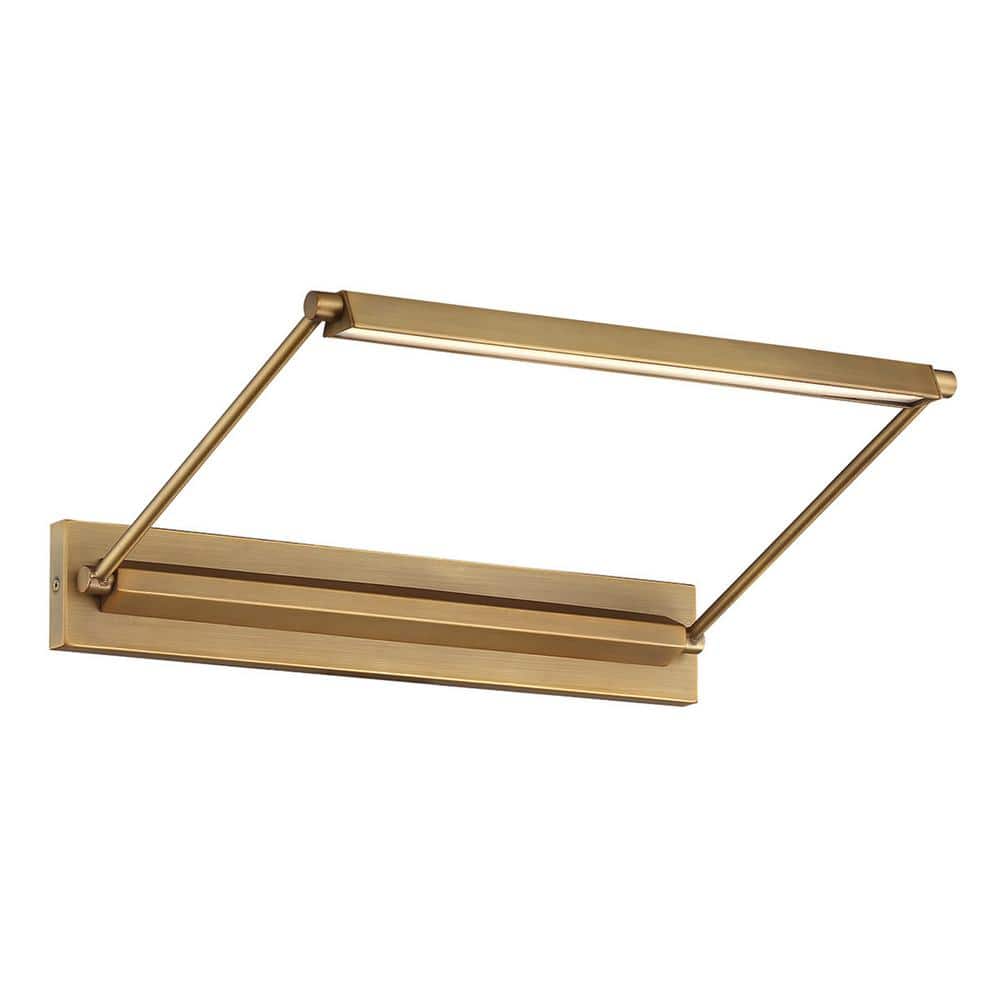 Hudson 17 in. Aged Brass LED Adjustable Picture Light, 3000K price history on PriceWatchPro