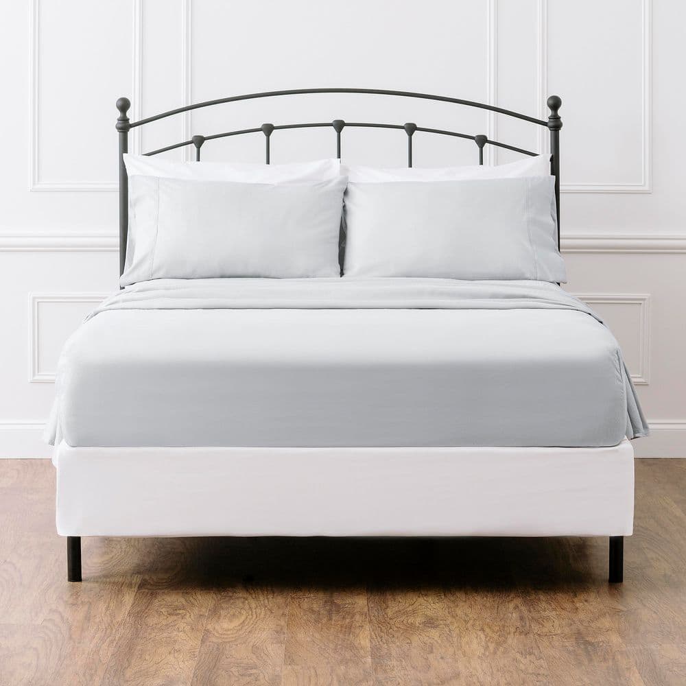 3-Piece Quiet Gray Solid Color Checkered Embossed Microfiber Bedsheets Set, Twin price history on PriceWatchPro