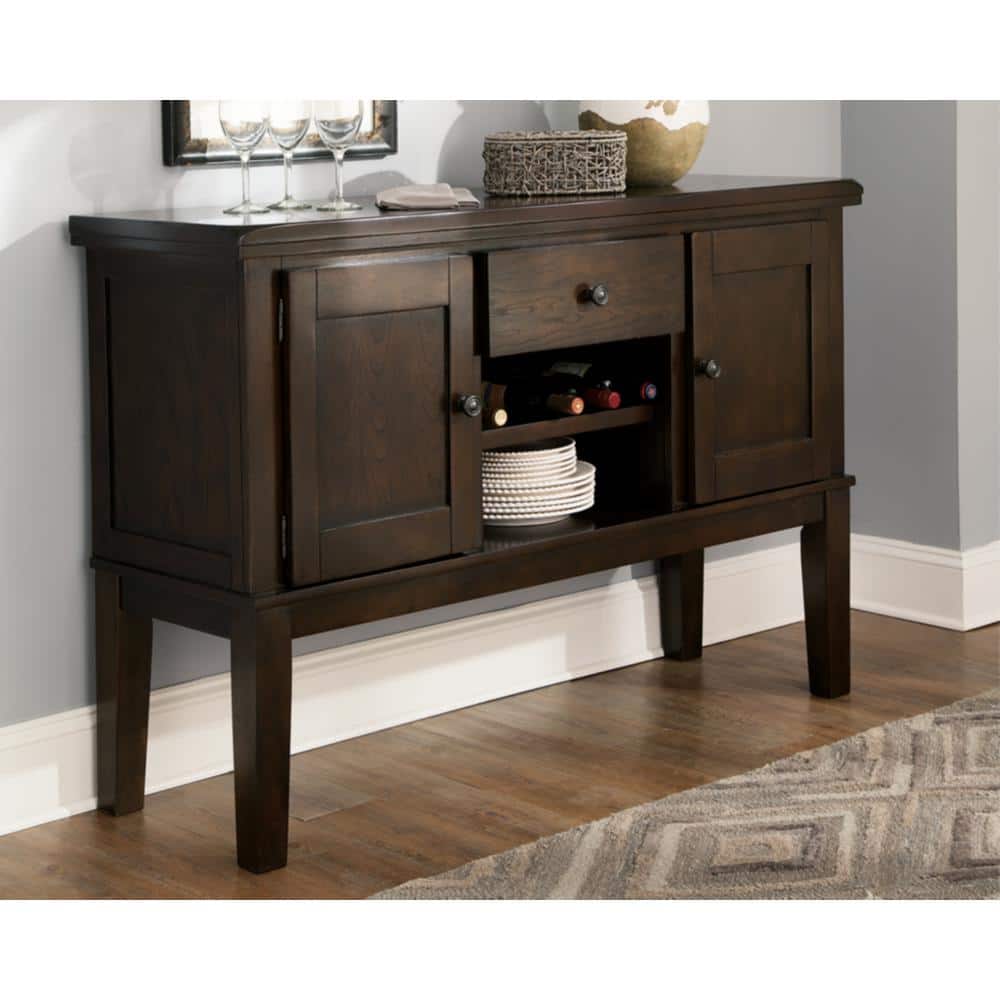 Haddigan Transitional Dark Brown Oak Dining Server
